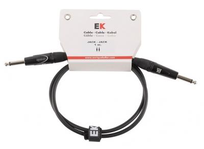 CABLE EK AUDIO PARA GUITARRA JACK-JACK 1 M PJJ0041