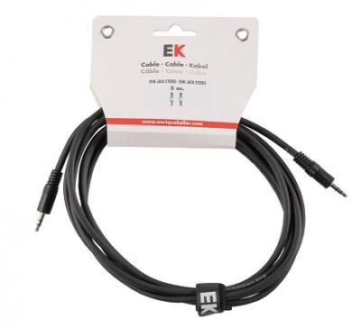 CABLE EK AUDIO MINI JACK STEREO - MINI JACK STEREO 3 M JJ0213