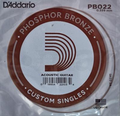 Cuerda suelta D�Addario PB022 ac�stica Phosphor Bronze