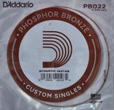 Cuerda suelta DAddario PB022 acstica Phosphor Bronze