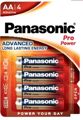 PILA PANASONIC 1,5 VOLTIOS (4 UNIDADES) PRO POWER