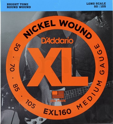 Juego de cuerdas para bajo D�DDARIO EXL160 50.105