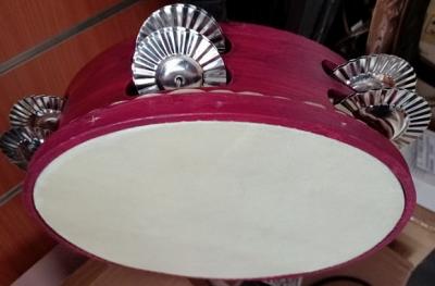 PANDERO ARTESANAL PA24N ROJO