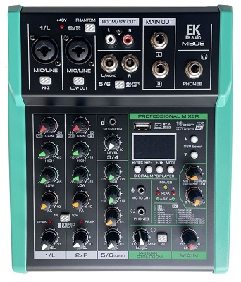 MESA DE MEZCLAS EK CON EFECTOS MB06
