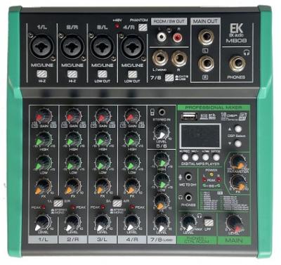 MESA DE MEZCLAS EK CON EFECTOS MB08