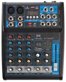 MESA DE MEZCLAS CON EFECTOS EK AUDIO KT04UP