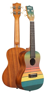 UKELELE KALA CONCIERTO SERIE SURF DAWN PATROL UKCDAWN