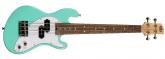 UKELELE KALA U-BASS DE CUERPO MACIZO VERDE DE 4 CUERDAS UBASSSBGNFS