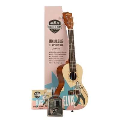 PACK UKELELE CONCIERTO ELVIS ROCKABILLY LTPCERB