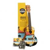 PACK UKELELE CONCIERTO ELVIS BLUE HAWAII LTPCEBH