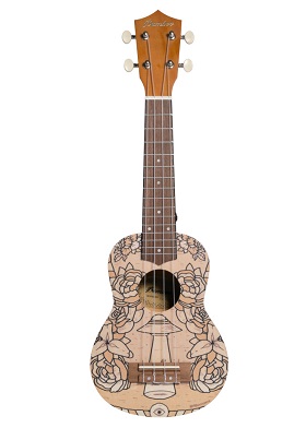 Ukelele Soprano Bamboo B1E-TE Terra