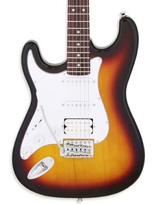 GUITARRA EL�CTRICA ARIA STG0043TSLH SOMBREADA ZURDA