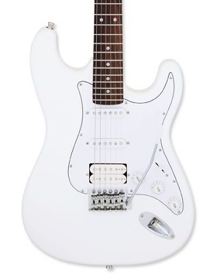 GUITARRA EL�CTRICA ARIA SERIE STG004 BLANCA