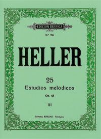 HELLER 25 ESTUDIOS MELODICOS Op.45