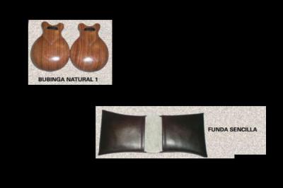 CASTA�UELAS PROFESIONALES BUBINGA NATURAL N�7