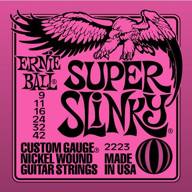 CUERDAS ERNIE BALL SLINKY 2223 9-42
