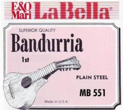 CUERDA LA BELLA PARA BANDURRIA 1� MB551(PAR)