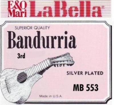 CUERDA SUELTA LA BELLA PARA BANDURRIA 3� (PAR)