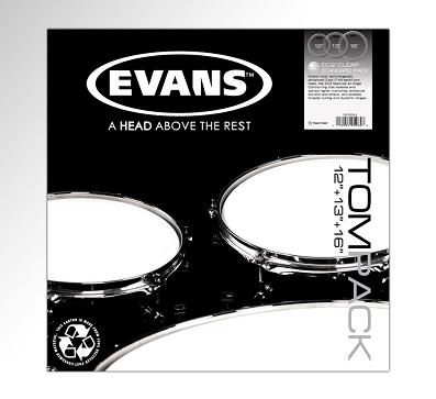 PACK DE PARCHES EVANS TOMS (12