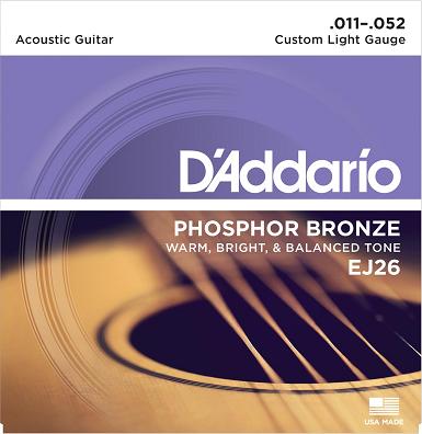 CUERDAS ACUSTICA D�ADDARIO EJ26 