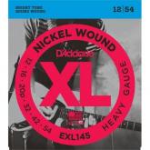 DADDARIO Juego cuerdas para guitarra electrica EXL145 NICKEL WOUND, HEAVY, PLAIN 3RD [12-54].