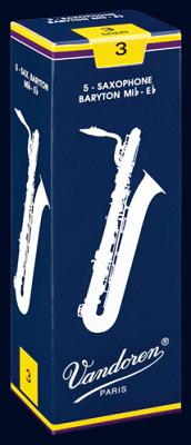 CAJA DE CA�AS (5) VANDOREN PARA SAXO BARITONO N3