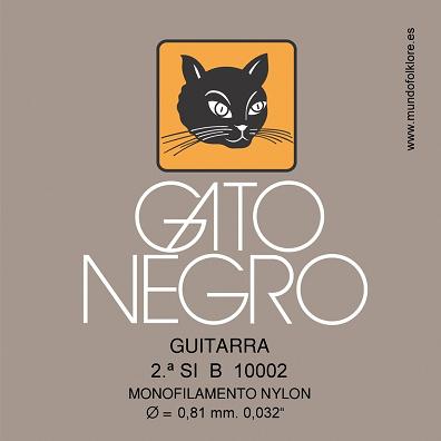 CUERDA SUELTA CLASICA GATO NEGRO 10002 SI B 2�