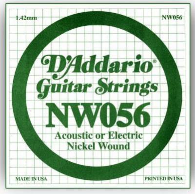 CUERDA D�DDARIO ELECTRICA-ACUSTICA NW056