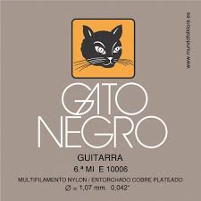 CUERDA SUELTA CLASICA GATO NEGRO 10006 MI E 6�