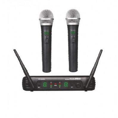 Dos Micr�fonos Inal�mbricos de mano EK audio Sistema WR-25 UHF